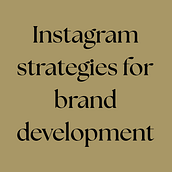 Instagram strategies for brand development. Een project van Instagram, Marketing,  Contentmarketing, Digitale marketing, Social media, Communicatie, Marketing voor Instagram y Merkstrategie van Myriam Bakayoko - 30.04.2025