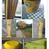 trabajo 1 collage amarillo. Drawing, Pencil Drawing, Design, and Traditional illustration project by clauuarras - 04.30.2025