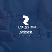 René Gómez Media Group. Br, ing, Identit, Color Theor, Design, Design Management, Digital Design, Editorial Design, Graphic Design, Logo Design, T, pograph, T, pograph, and Design project by Rene Gomez - 05.01.2025