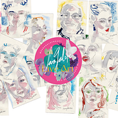 Live Art: Retratos en directo Ein Projekt aus dem Bereich Traditionelle Illustration und Porträtzeichnung von Sara Galofre Molero - 02.05.2025