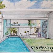 DIBUJO A MANO ALZADA. Drawing, Pencil Drawing, Sketching, Architecture, Spatial Design, and Colored Pencil Drawing project by Ana Quevedo - 05.06.2025