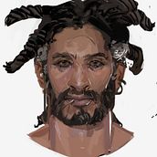 World building practice. Digital Illustration, and Fiction Writing project by Hadir - 05.06.2025