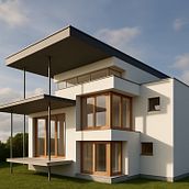 Proyecto arquitectonico Ein Projekt aus dem Bereich 3D, Architektur, Digitale Architektur, Innenarchitektur, 3-D-Modellierung und ArchVIZ von santiago_vchm - 07.05.2025