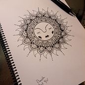 Mandala draft. Un projet de Dessin au cra , et on de Daniela Gutierrez - 07.05.2025