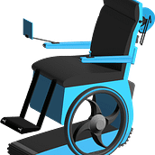 Climate-Resilient Wheelchair. Design, Information Design, Product Design, Industrial Design, and Design Management project by jannatm176 - 05.07.2025