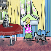 Spring is Here. Digital Drawing, Digital Illustration, Drawing, and Traditional illustration project by Lyudmyla Hoffman - 05.07.2025
