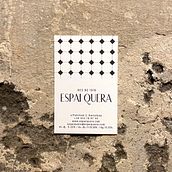 Targeta comercial Espai Quera. Graphic Design project by Carme Garcia Salas - 05.08.2025