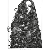 Queen . Drawing, Ink Illustration, Pencil Drawing, and Realistic Drawing project by Stanisław Łanica - 05.14.2025