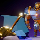 Proyecto final del curso "Modelado de personajes low poly para videojuegos" de Angel Pineda. Un proyecto de Diseño de personajes 3D, Videojuegos, 3D y Modelado 3D de Angel Pineda - 14.05.2025