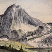 Watercolor of Mt. Gimli. Un progetto di Illustrazione naturalistica, Pittura, Bozzetti, Pittura ad acquerello e Belle arti di Keith Story - 19.05.2025