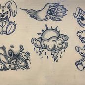 Práctica en piel sintética . Tattoo Design project by Ariel Campos - 05.20.2025