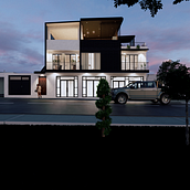 PROYECTO UNIFAMILIAR BERNAL  Ein Projekt aus dem Bereich 3D, Architektur, Digitale Architektur, Innenarchitektur, 3-D-Modellierung und ArchVIZ von Antonio Rodrigo Dominguez Becerra - 20.05.2025
