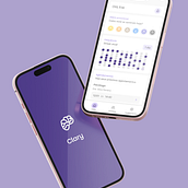 Clary - Seu calendário emocional. App Development, Digital Design, Digital Product Design, Information Design, Interactive Design, Mobile Design, UX / UI, Web Design, and Web Development project by Evellyn Andrade Guimarães - 05.20.2025