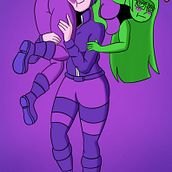 Ula i Awaria fan art. Un progetto di Character design, Disegno digitale, Illustrazione digitale e Disegno di kubala - 22.05.2025