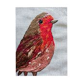 Pajarito de mil colores. Embroider, Traditional illustration, and Textile Design project by Natalia Riaños Correa - 05.23.2025