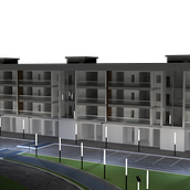 Edificio in linea. 3D, 3D Design, 3D Modeling, Architecture, Digital Architecture, Furniture Design, Making, Industrial Design, Interior Architecture, and Product Design project by Giuseppe Lancianese - 05.23.2025