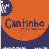 Feed da cafeteria Cantinho. Projekt z dziedziny Br, ing i ident, fikacja wizualna, Teoria barw, Design, Zarządzanie projektowaniem, Projektowanie c, frowe, Grafika ed, torska, Projektowanie graficzne, Projektowanie logot, pów, T, pografia, Projektowanie t i pografii użytkownika Matheus Menezes - 24.05.2025