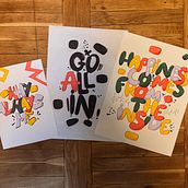 A few posters. Calligraph, H, Lettering, Lettering, T, pograph, T, pograph, and Design project by vasilhodzhev - 05.24.2025