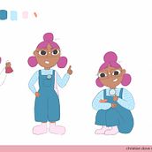 character design for tv animation: chloe. Animation, Character Animation, Character Design, Traditional illustration, and Digital Illustration project by christian dove nicole - 05.25.2025
