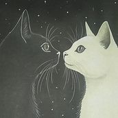 Los felinos del eclipse. . Creative Writing, Creativit, Narrative, Stor, telling, and Writing project by aiellomelanivete - 05.25.2025