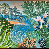 Progetto finale: Pittura acrilica passo dopo passo, crea paesaggi incredibili. Traditional illustration, Painting, Acr, lic Painting, and Sketchbook project by albotteghino23 - 05.25.2025