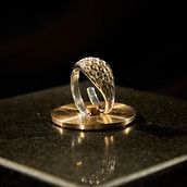 Anello modellato con grasshopper e stampato 3D. Design, Jewelr, and Design project by Ludovico Graziano - 05.25.2025