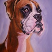 Retrato de Mascota. Fine Arts, Naturalistic Illustration, Oil Painting, and Painting project by mmelij - 05.26.2025