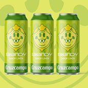 Packaging / Label / Etiqueta /  Shandy / Cruzcampo. Digital Illustration, Graphic Design, Design, Character Design, Creativit, Digital Drawing, Vector Illustration, and Packaging project by Ion Benítez - 05.26.2025