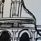 Colosseum. Drawing project by Nastaran Razavi - 05.26.2025