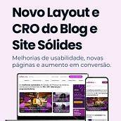 Criando site da sólides baseando em CRO . Un progetto di Business, Marketing digitale, E-commerce, Marketing, Web design e Web development di Ana Beatriz Prado Araújo - 27.05.2025