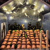 You showed me the vast night sky!. Acr, lic Painting, Art To, s, Arts, Crafts, Ceramics, Concept Art, Creativit, and DIY project by Chryssavghi Sampati - 05.28.2025