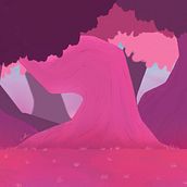 the mythical forest of avellair (an atmospheric scene). Digital Illustration, Botanical Illustration, Digital Drawing, and Concept Art project by christian dove nicole - 05.28.2025