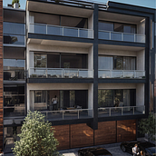 Seaside Luxury: Hotel de diseño moderno y exclusivo. Un proyecto de Modelado 3D, Ilustración arquitectónica, Arquitectura, Visualización arquitectónica, Arquitectura digital y Paisajismo de Maykel Anllelon Pezo Larreategui - 29.05.2025