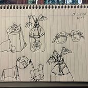 Warm Up . Ilustrație tradițională, Desen, Pictura & Ilustrație cu cerneală de Anna Branovski - 05.29.2025