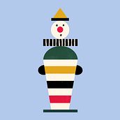 PAYASO . Un progetto di Illustrazione digitale, Illustrazione infantile, Character design, Disegno, Animazione, Instagram e Pittura gouache di Maria Faus - 30.05.2025