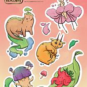 Johanna's Classes: Mythical Creatures. Character Design, Digital Drawing, Digital Illustration, and Drawing project by Jarre JUSAY - 06.01.2025