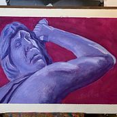 The Ludovisi Gaul. Gouache Painting, Traditional illustration, and Painting project by samhamrick - 06.02.2025