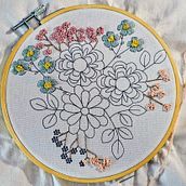My first project-in-the-making. Embroider project by Jennifer McCarty-Charette - 06.02.2025