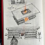 Pabellón Polilla. Un proyecto de Ilustración arquitectónica, Arquitectura, Dibujo y Bocetado de Kristoffer Zachrisson Montenegro - 03.06.2025