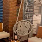 Silla colgante . Furniture Design, Making, and Macramé project by lulurodrig4 - 06.03.2025