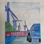 Ciudad de aire. Drawing, and Traditional illustration project by Rebeca Mancilla Pérez de Blanco - 06.03.2025