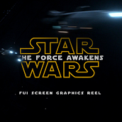 STAR WARS: The Force Awakens    _[UI Screen Graphics Reel]. Motion Graphics, Animation, and UX / UI project by Ernex - 06.04.2025