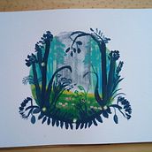 Proiect de curs guașă - Enchanted Waterfall. Gouache Painting, Traditional illustration, and Painting project by Viorica Juncan - 06.04.2025