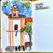 Sketches from Andalusia. Architectural Illustration, Drawing, Traditional illustration, Sketchbook, Sketching, and Watercolor Painting project by Michael Green - 06.05.2025
