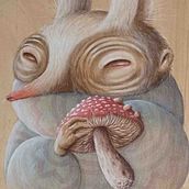 "Contemplación". Fine Arts project by Katherine Dossman Casallas (k2man*) - 06.06.2025