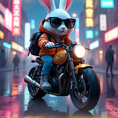 Bunny Dritf. Un progetto di Creazione di Contenuti con IA e Progettazione con IA di Christian Aparicio - 06.06.2025