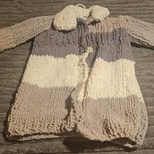 Abrigo para niña Ein Projekt aus dem Bereich DIY und Weben von Carolina Llamas - 08.06.2025