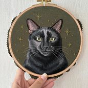 My project for the course. Embroider, Naturalistic Illustration, and Textile Design project by c_pattamas - 06.09.2025