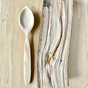 Spoon made out of pear wood. Arts, and Crafts project by isabel_15 - 06.09.2025