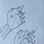 La mano y el escalador Ein Projekt aus dem Bereich Bildende Künste, Zeichnung, Bleistiftzeichnung, Realistische Zeichnung, Anatomische Zeichnung und Skizzenentwurf von Adolfo Montilva Daboín - 09.06.2025
